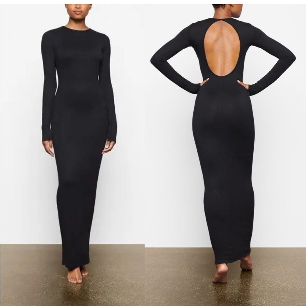 Skims back out long sleeve dress